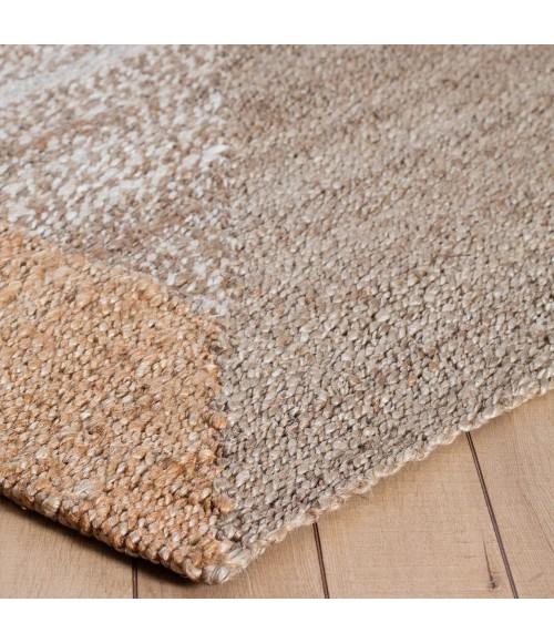 Anji Mountain Eden Natural & Tan Jute Rug Anji Mountain 8' x 10' Eden Natural & Tan Jute Area Rug