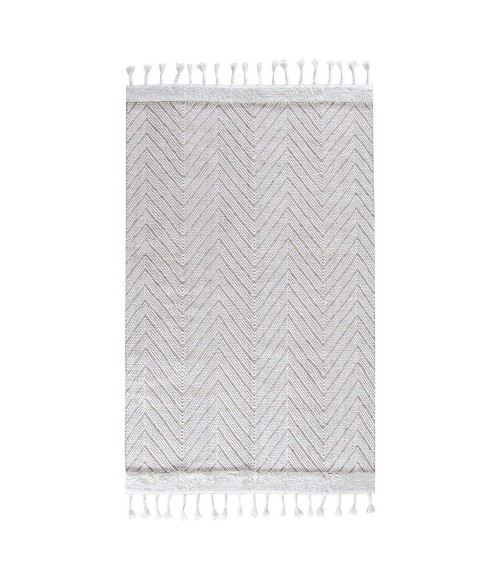 Anji Mountain Spinneret Ivory & Natural Rug Anji Mountain 8' x 10' Spinneret Ivory & Natural Area Rug