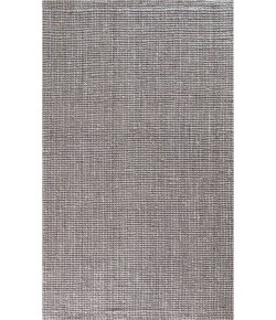 Anji Mountain 2 ft. 6 in. X 8 ft. Andes Gray Jute Area Rug