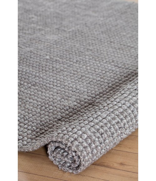 2'6X8' Andes Gray Jute Area Rug - Rugs Town 2'6" x 8' Andes Gray Jute Area Rug