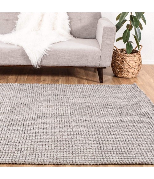 Anji Mountain Andes Gray Jute Rug Anji Mountain 4' x 6' Andes Gray Jute Area Rug