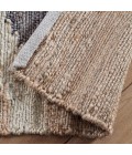 Anji Mountain 5' x 8' Mountains of the Moon Natural Gray & Ivory Jute Area Rug