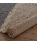 Anji Mountain 5' x 8' Mountains of the Moon Natural Gray & Ivory Jute Area Rug