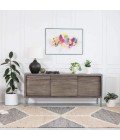 Anji Mountain 5' x 8' Mountains of the Moon Natural Gray & Ivory Jute Area Rug