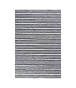 Anji Mountain 7'6" x 9'6" Corrina Charcoal Gray/Nat Cotton/ Wool Overtufting (MI-RG-81816) Rug