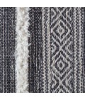 Anji Mountain Corrina Charcoal Gray/Natural Cotton Rug Anji Mountain 4' x 6' Corrina Charcoal Gray/Natural Cotton Rug