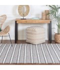 Anji Mountain Corrina Charcoal Gray/Natural Cotton Rug Anji Mountain 4' x 6' Corrina Charcoal Gray/Natural Cotton Rug