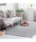 Anji Mountain Corrina Charcoal Gray/Natural Cotton Rug Anji Mountain 4' x 6' Corrina Charcoal Gray/Natural Cotton Rug