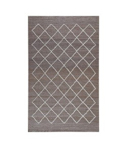 Anji Mountain 5' x 7' Hopscotch Carpet Weave with Wool Diamonds Rug