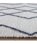 Anji Mountain Kingston Ivory With Gray/Blue Diamond Rug Anji Mountain 8' x 10' Kingston Ivory with Gray/Blue Diamond Rug