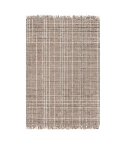 Anji Mountain Anji Mountain 8' x 10' Okemah Jute and All Ivory Wool Rug