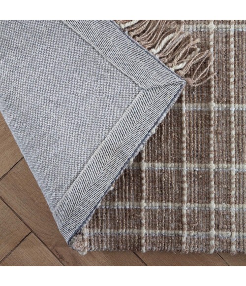 Anji Mountain Okemah Jute And Ivory Wool Rug Anji Mountain 8' x 10' Okemah Jute and Ivory Wool Rug