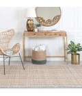 Anji Mountain Okemah Jute And Ivory Wool Rug Anji Mountain 8' x 10' Okemah Jute and Ivory Wool Rug