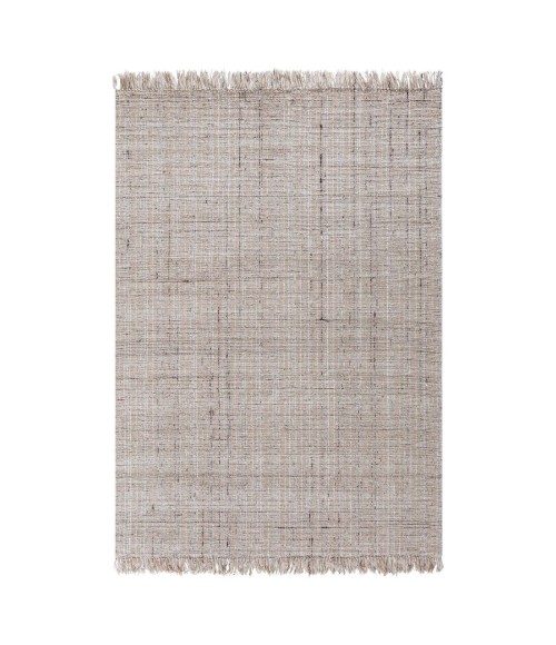 Anji Mountain Sallisaw Tan Jute And Wool Rug Anji Mountain 5' x 7' Sallisaw Tan Jute and Wool Rug