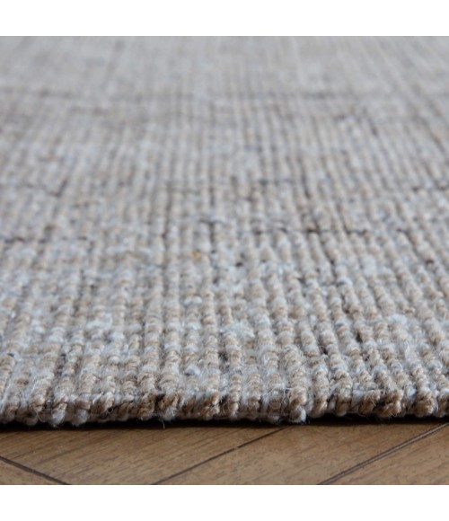 Anji Mountain Sallisaw Tan Jute And Wool Rug Anji Mountain 5' x 7' Sallisaw Tan Jute and Wool Rug