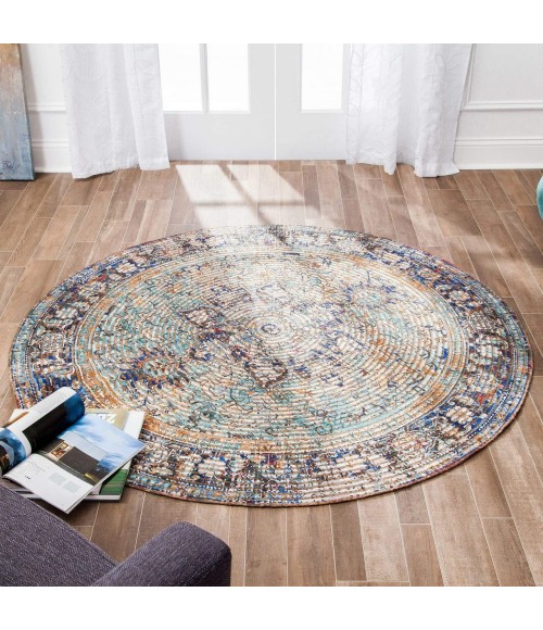 Anji Mountain Hazaran Distressed Rug Anji Mountain 7'6" x 9' Hazaran Distressed Rug