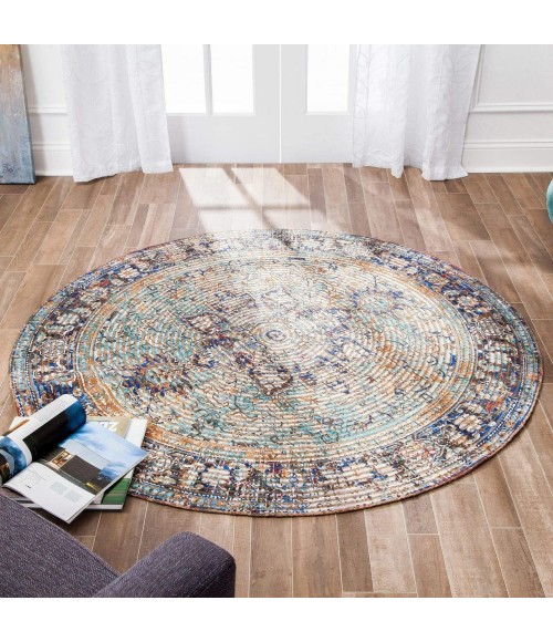 Anji Mountain 4' x 6' Hazaran Distressed Rug