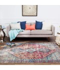 Anji Mountain 8' Round Lenjan Distressed Rug