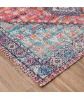 Anji Mountain 8' Round Lenjan Distressed Rug