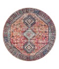 Anji Mountain 8' Round Lenjan Distressed Rug