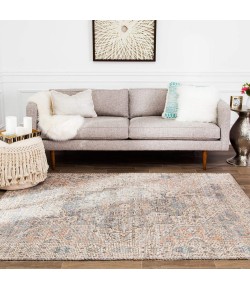 Anji Mountain 5' x 7' Damavand Pastel Medallion Jute/Chenille Rug