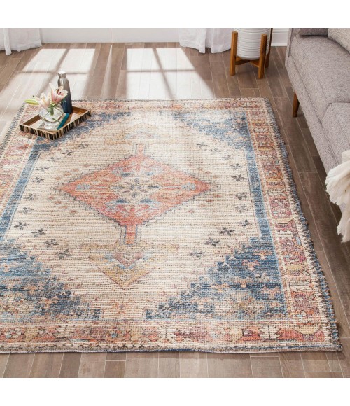 Anji Mountain Beso Distressed Rug Anji Mountain 6' Round Beso Distressed Rug