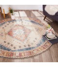 Anji Mountain Beso Distressed Rug Anji Mountain 6' Round Beso Distressed Rug