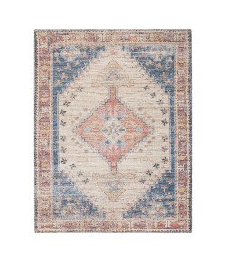 Anji Mountain Anji Mountain 6' Round Beso Long Medallion Red Border Jute/Chenille Rug