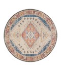 Anji Mountain Beso Distressed Rug Anji Mountain 6' Round Beso Distressed Rug