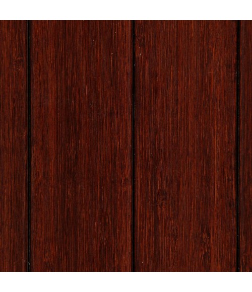 36" x 48" Dark Cherry Standard Bamboo Chair Mat with lip