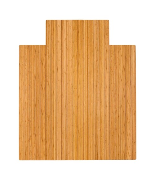 Anji Mountain Natural Standard Bamboo Chair Mat With Lip Rug Anji Mountain 36" x 48" Natural Standard Bamboo Chair Mat with lip