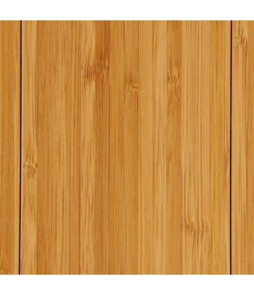 Anji Mountain 55" x 57" Natural Deluxe Bamboo Chair Mat with lip