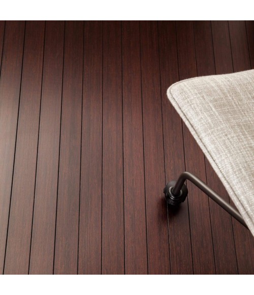 Anji Mountain Natural Standard Bamboo Chair Mat With Lip Rug Anji Mountain 36" x 48" Natural Standard Bamboo Chair Mat with lip