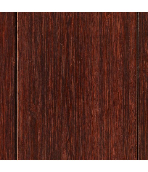 Anji Mountain 55" x 57" Natural Deluxe Bamboo Chair Mat with lip