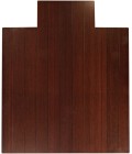 44X52 Dark Cherry DeluXe Bamboo Chair Mat with lip - Rugs Town 44" x 52" Dark Cherry Deluxe Bamboo Chair Mat with lip