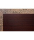44X52 Dark Cherry DeluXe Bamboo Chair Mat with lip - Rugs Town 44" x 52" Dark Cherry Deluxe Bamboo Chair Mat with lip