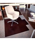 Anji Mountain Natural Standard Bamboo Chair Mat With Lip Rug Anji Mountain 36" x 48" Natural Standard Bamboo Chair Mat with lip