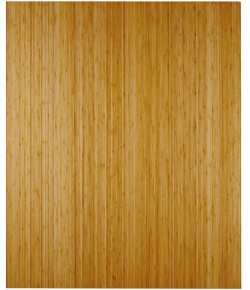 Anji Mountain 48 in. X 42 in. Natural Delu X e Bamboo Chair Mat no lip
