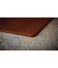 48X52 Walnut Standard Bamboo Chair Mat no lip - Rugs Town 48" x 52" Walnut Standard Bamboo Chair Mat no lip