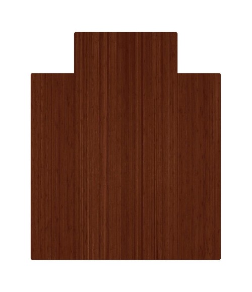 Anji Mountain Natural Standard Bamboo Chair Mat With Lip Rug Anji Mountain 36" x 48" Natural Standard Bamboo Chair Mat with lip