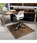 48X42 Java Standard Bamboo Chair Mat no lip - Rugs Town 48" x 42" Java Standard Bamboo Chair Mat no lip