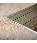 48X42 Java Standard Bamboo Chair Mat no lip - Rugs Town 48" x 42" Java Standard Bamboo Chair Mat no lip