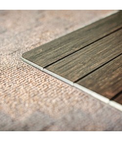 Anji Mountain 48 in. X 42 in. Java Standard Bamboo Chair Mat no lip