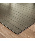 44X52 Java Standard Bamboo Chair Mat with lip - Rugs Town 44" x 52" Java Standard Bamboo Chair Mat with lip