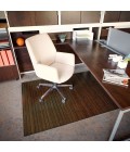 48X72 Java Standard Bamboo Chair Mat no lip - Rugs Town 48" x 72" Java Standard Bamboo Chair Mat no lip