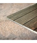48X72 Java Standard Bamboo Chair Mat no lip - Rugs Town 48" x 72" Java Standard Bamboo Chair Mat no lip