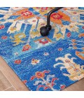 Anji Mountain Chair Mat ® Rug Anji Mountain 36" x 48" Las Cruces Blue & Orange 1/4" Rug'd Chair Mat ®