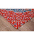 36X48 Meknes Red & Blue 1/2 Rug'd Chair Mat - Rugs Town 36" x 48" Meknes Red & Blue 1/2" Rug'd Chair Mat