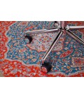 36X48 Meknes Red & Blue 1/2 Rug'd Chair Mat - Rugs Town 36" x 48" Meknes Red & Blue 1/2" Rug'd Chair Mat