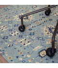 Anji Mountain 40" x 54" Tabriz Blue & Beige 1/2" Rug'd Chair Mat ®